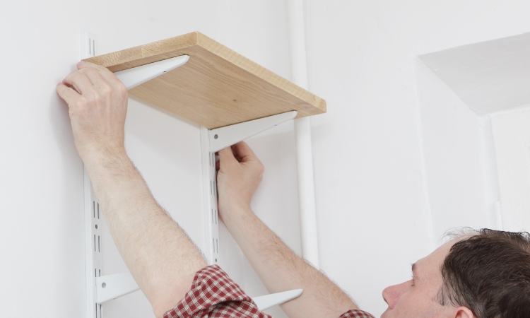 floating shelves installation