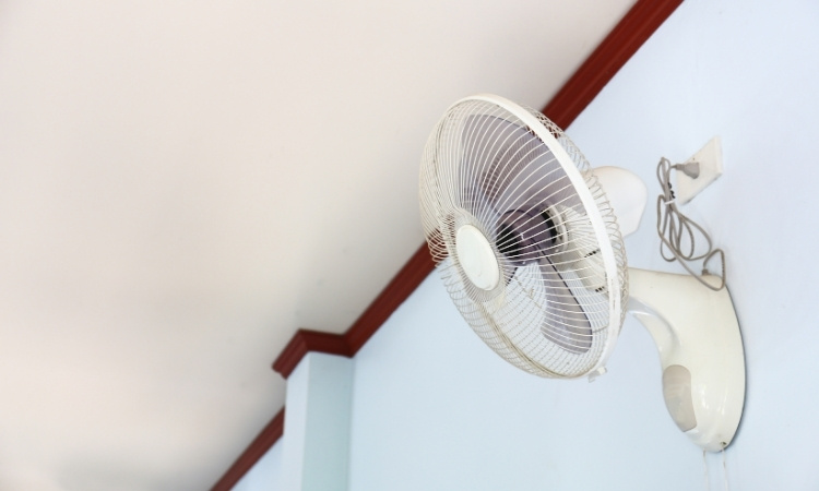 install a wall fan