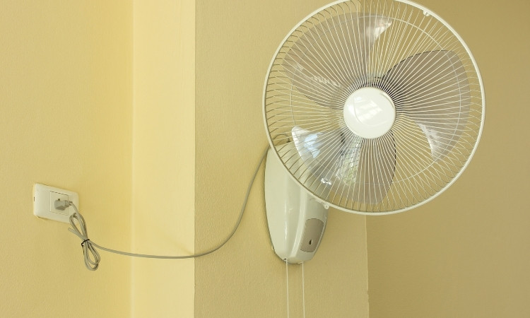 mount a wall fan