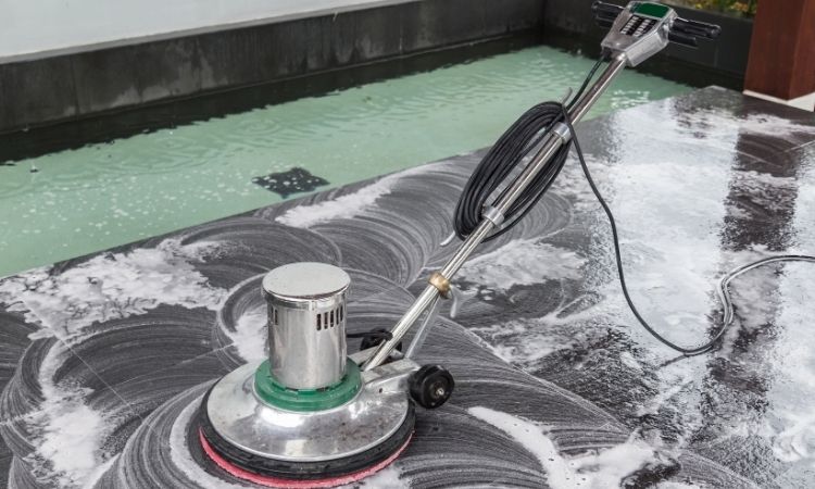 Home marble floor polishing