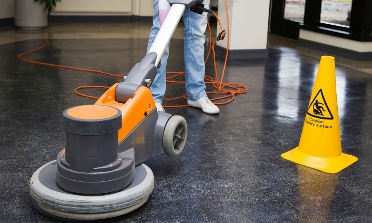 marble floor polishing