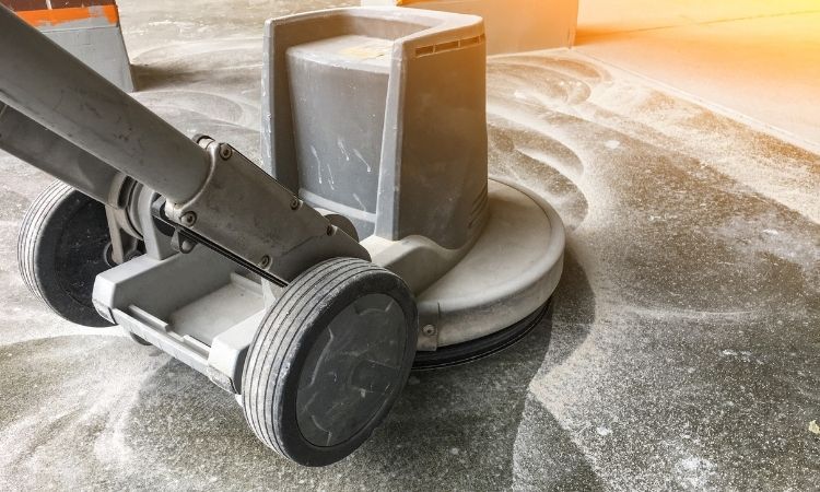 Cleaning a Concrete Floor in Singapore